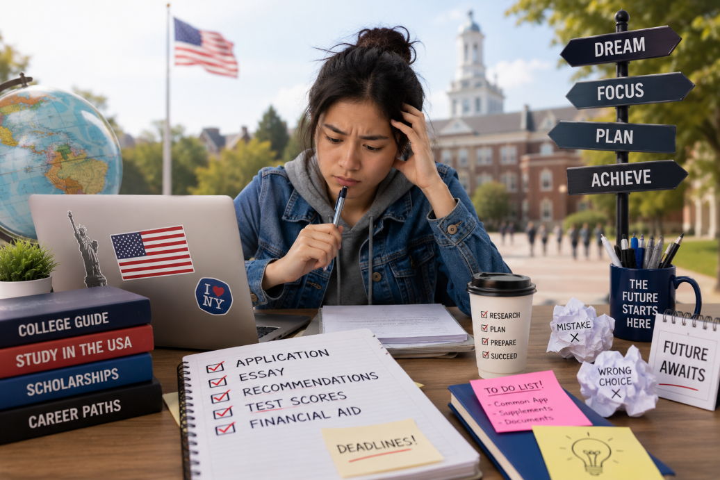 10 Mistakes International students make in US College Applications (and how to avoid them)