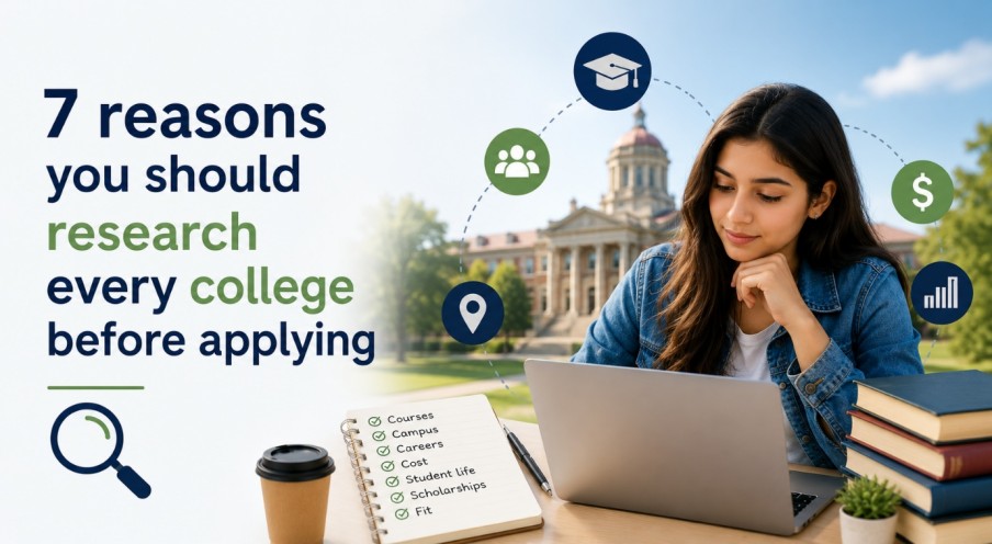 7 reasons you should research every College before applying